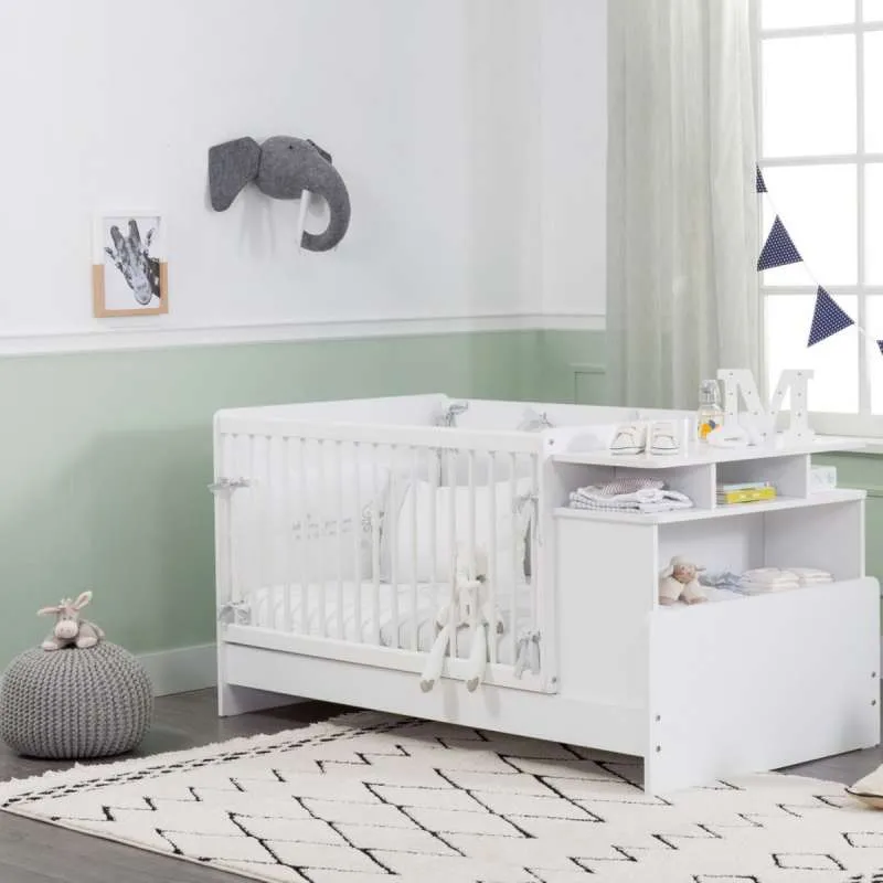 BABY COTTON RASKLOPIVI KREVETAC SA RADNIM STOLOM (70x110/140 cm)