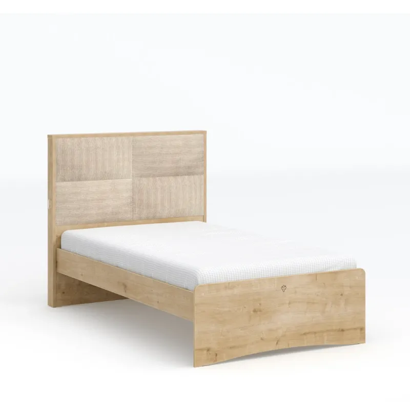 MOCHA UPHOLSTERED KREVET (120X200 CM)