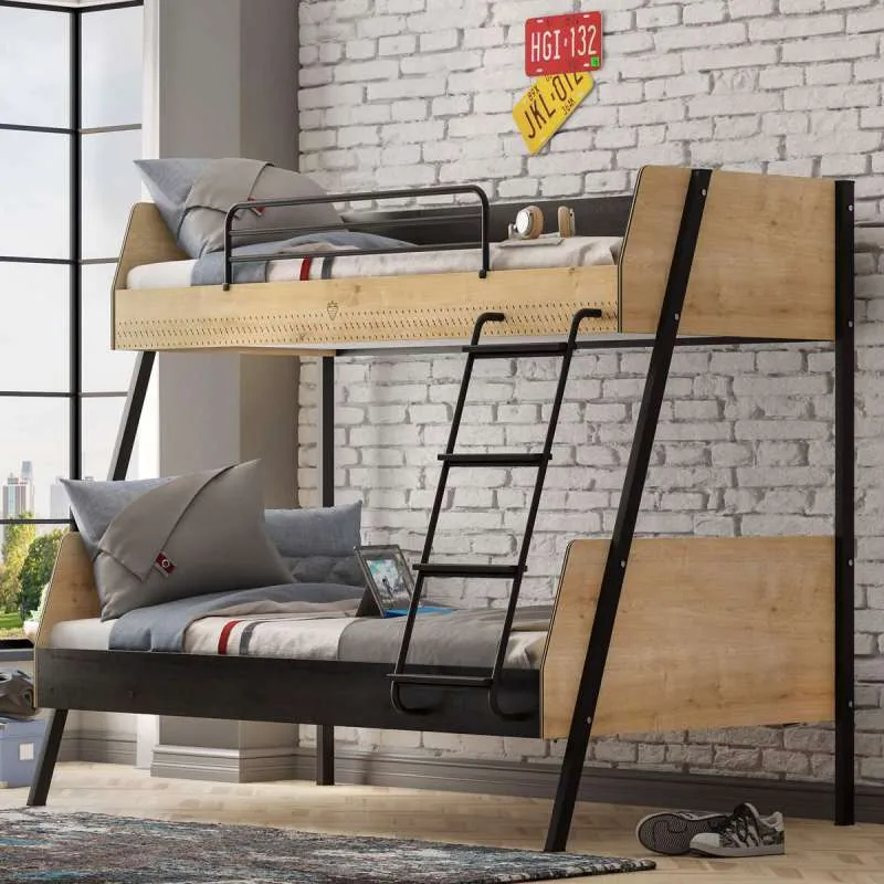 BLACK VELIKI KREVET NA SPRAT ( 90x200-120x200 )