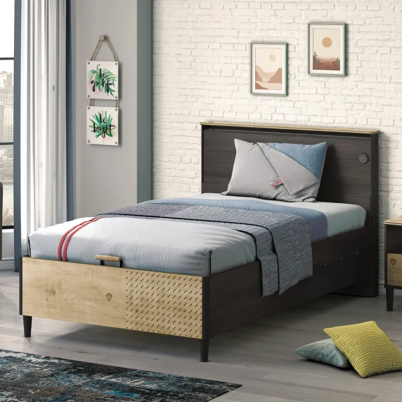 BLACK KREVET SA KUTIJOM BEZ UZGLAVLJA 100X200 