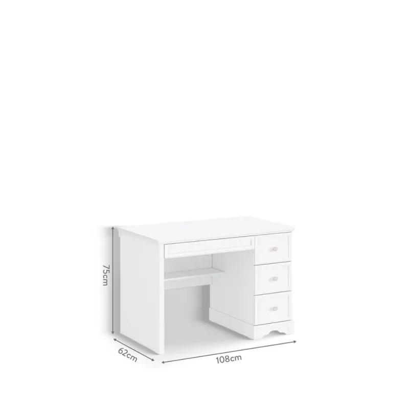 RUSTIC WHITE MALI RADNI STO 