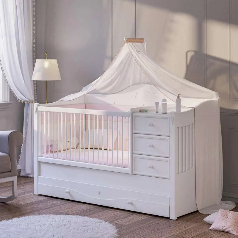 RUSTIC WHITE BEBI BALDAHIN
