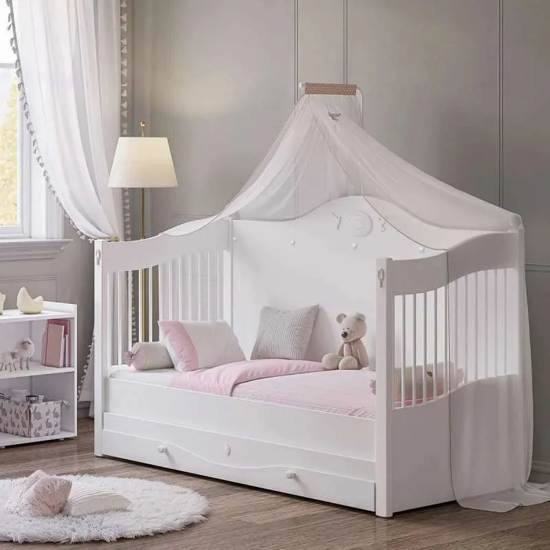 RUSTIC WHITE BEBI BALDAHIN