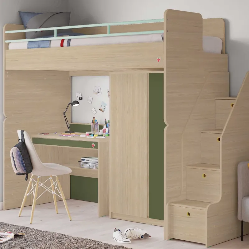 STUDIO GORNJI KREVET NATURAL (90x200 cm)