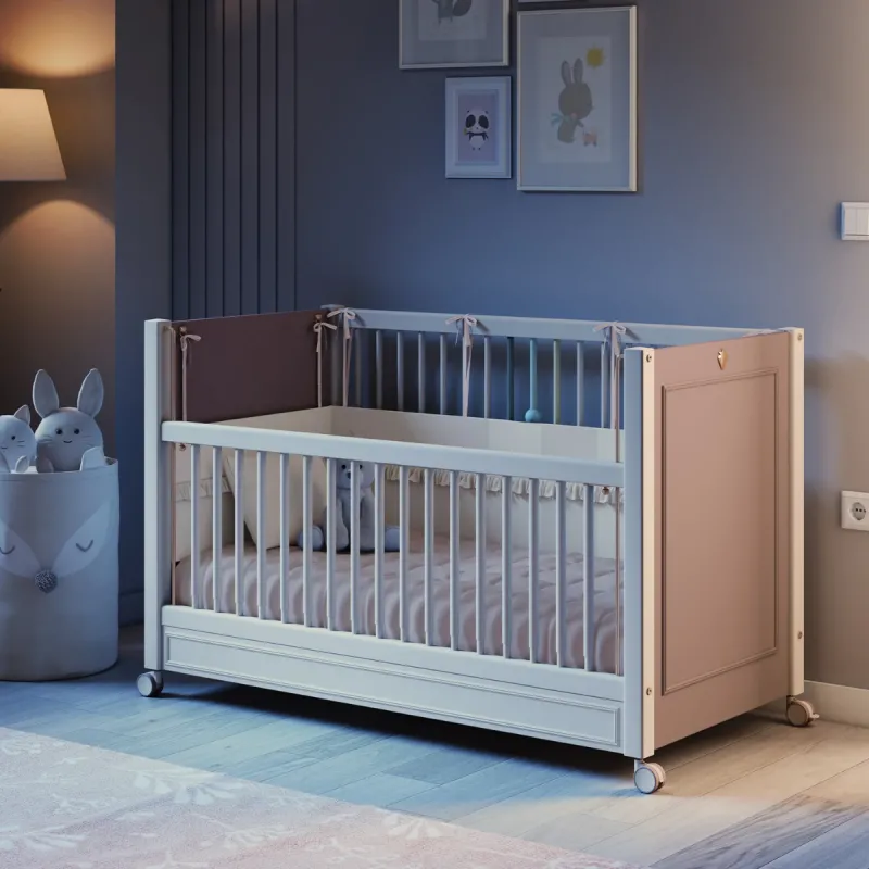 BABY ELEGANCE KREVETAC SA TOČKIĆIMA(60x120 cm)