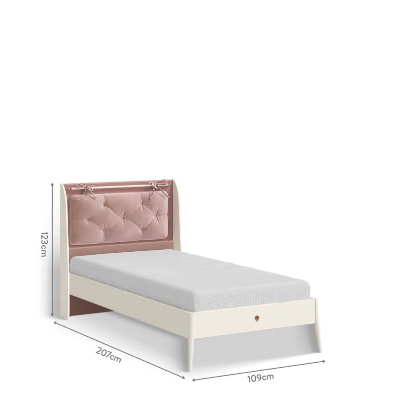 ELEGANCE KREVET SA HENGER UZGLAVLJEM (100x200 cm) 