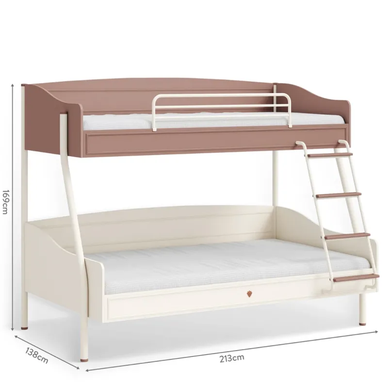 ELEGANCE VELIKI KREVET NA SPRAT 90x200-120x200 