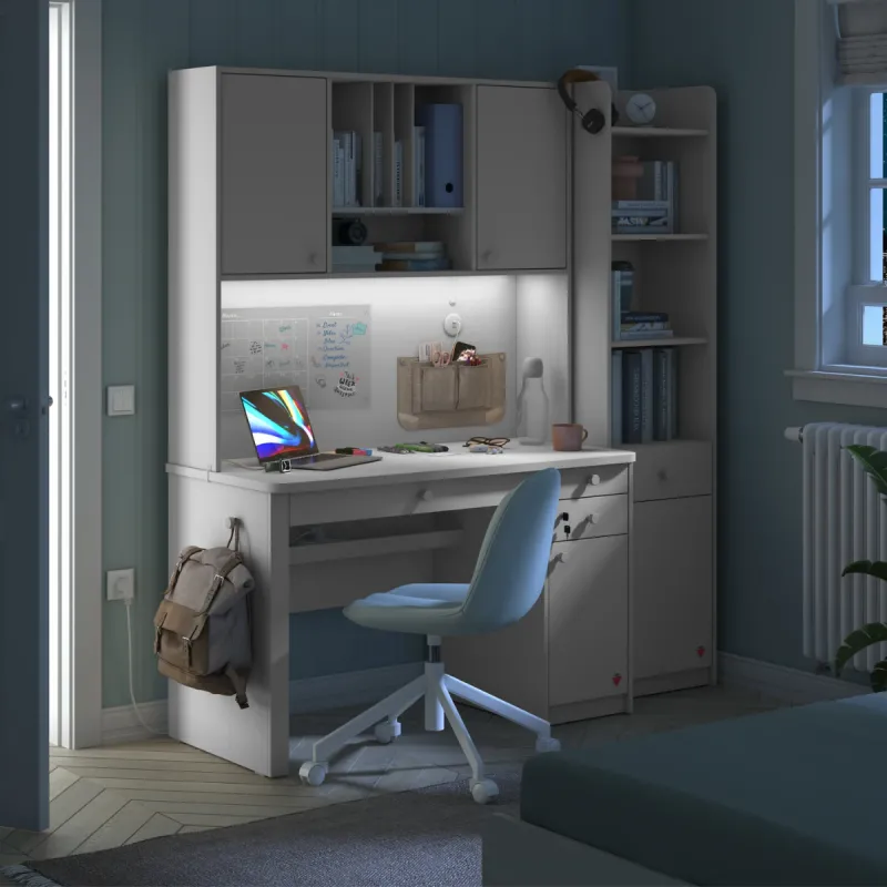 VARIA WHITE WIDE RADNI STO 
