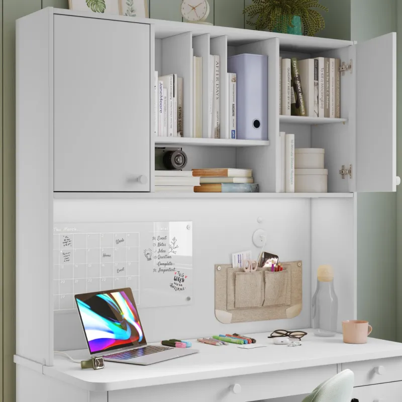VARIA WHITE WIDE POLICA ZA RADNI STO 
