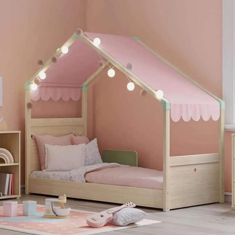MONTES SIDE ROOF BED TENDA PINK