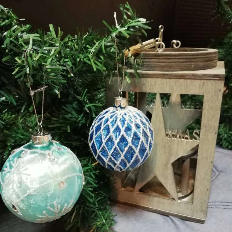 UKRASI GLASKUGLEN staklo plavi S/12 