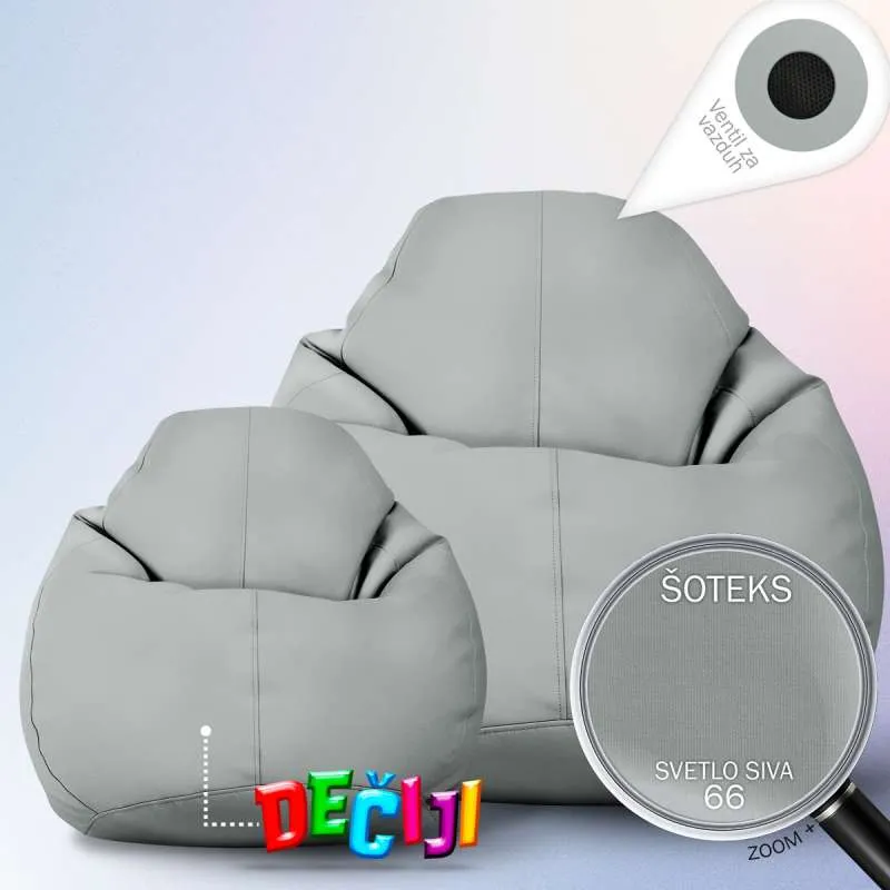 VELIKI LAZY BAG JEDNOBOJNI ŠOTEKS